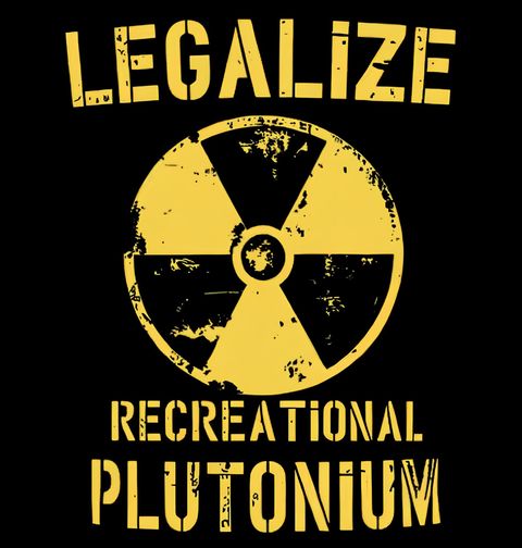 Obrázek produktu Dámské tričko Legalizujte Plutonium
