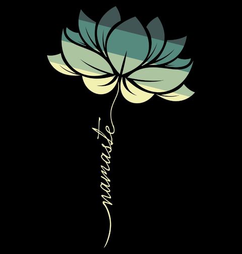 Obrázek produktu Pánská mikina Zelený Namaste Lotus