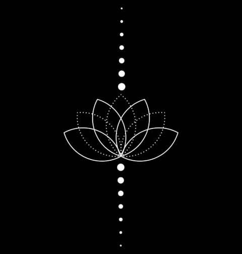 Obrázek produktu Pánská mikina Květ Lotosu v Linii