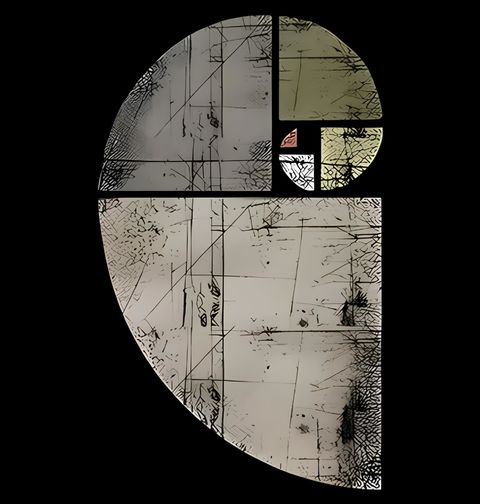 Obrázek produktu Dětské tričko Zlatý Řez Neoplasticismu