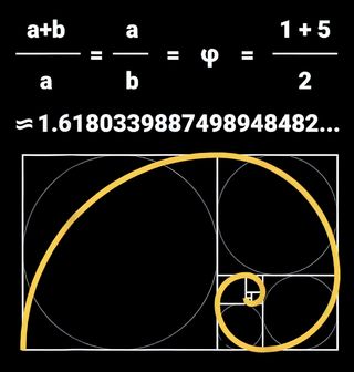 Obrázek 2 produktu Dámské tričko Výpočet Zlatého Řezu