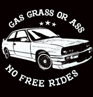 Obrázek 1 produktu Bavlněná taška Gas Grass or Ass! No Free Rides! Konec Šoférování!
