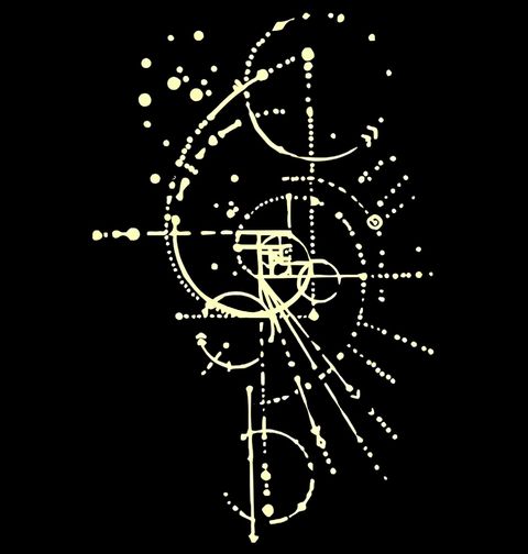 Obrázek produktu Pánská mikina Vesmírná Geometrie Zlatý Řez