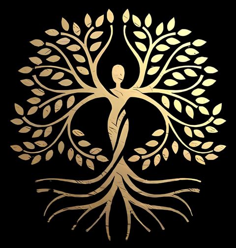 Obrázek produktu Pánské tričko Zlatá Žena Strom Života