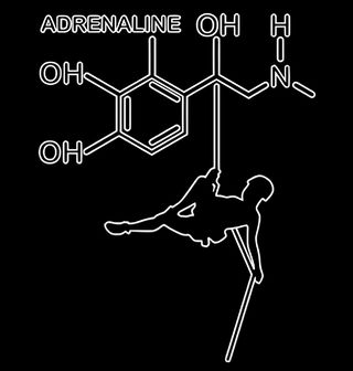 Obrázek 2 produktu Dětské tričko Adrenalinová Molekula Lezení