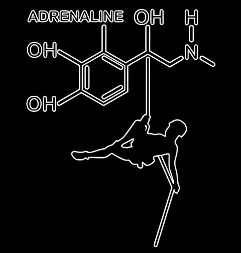 Obrázek produktu Dětské tričko Adrenalinová Molekula Lezení