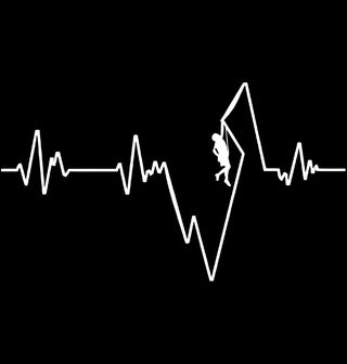 Obrázek 2 produktu Dětské tričko Kardiogram Rytmus Horolezce