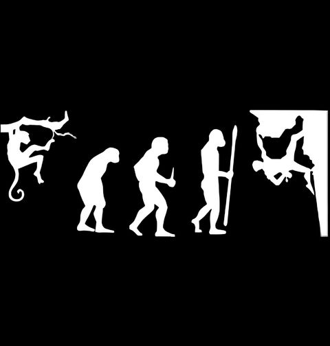 Obrázek produktu Dětské tričko Evoluce Horolezce