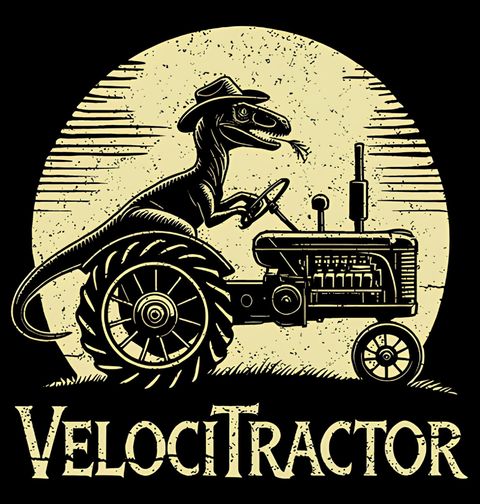 Obrázek produktu Pánské tričko Dinosaurus na Traktoru Velocitractor