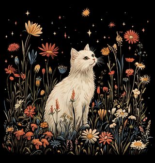 Obrázek 2 produktu Pánské tričko Bílá Kočka po Hvězdnou Oblohou