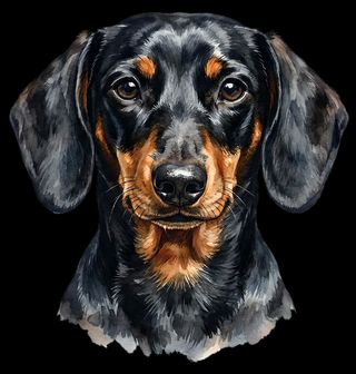 Obrázek 2 produktu Dětské tričko Upřímný Pohled Jezevčíka