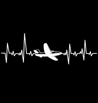 Obrázek 2 produktu Pánská mikina Kardiogram a Sportovní Letadlo