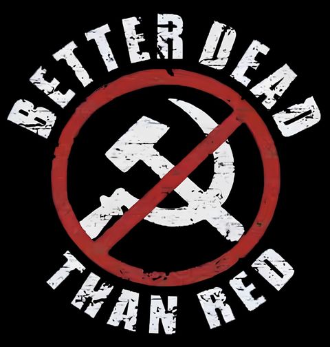 Obrázek produktu Pánské tričko Lepší Mrtvý než Rudý