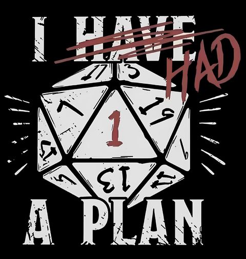 Obrázek produktu Dětské tričko Měl jsem Plán D&D I Had a Plan