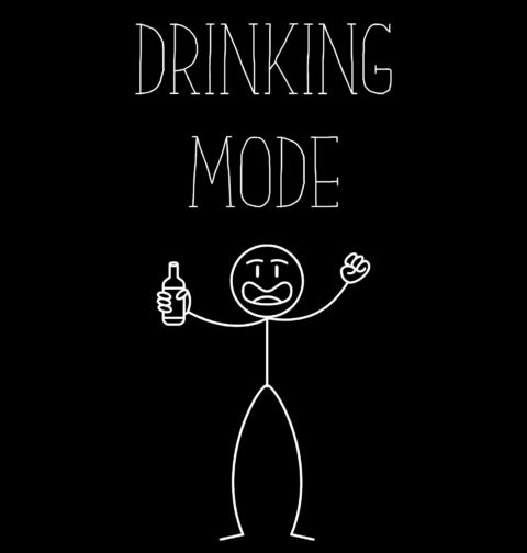 Obrázek produktu Dámské tričko Jsem v Režimu Pití! Drinking Mode