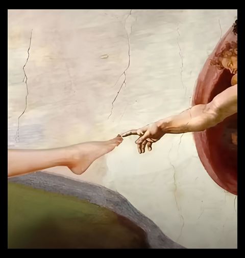 Obrázek produktu Pánská mikina Stvoření Nohy