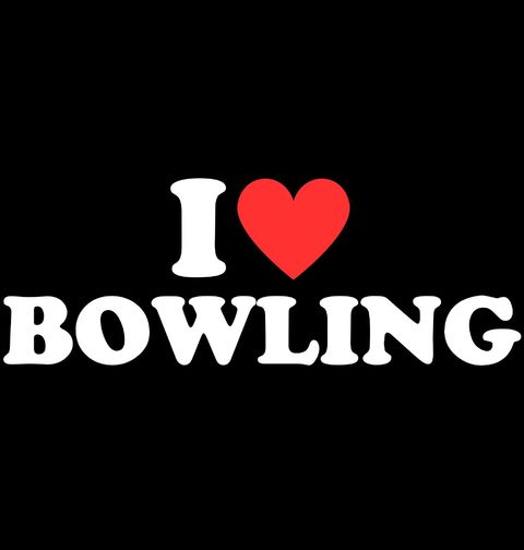 Obrázek produktu Dámské tričko Miluju Bowling I Love Bowling