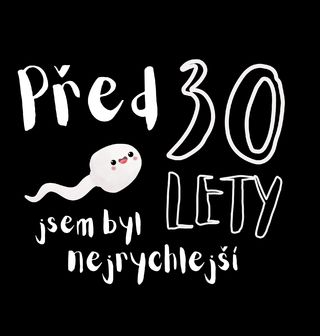 Obrázek 2 produktu Pánská mikina Spermie Před 30 lety jsem byl nejrychlejší