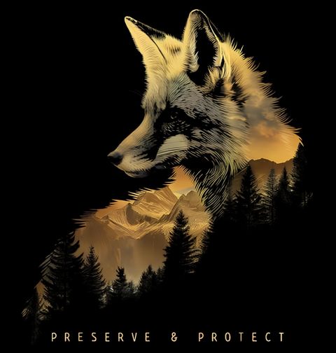 Obrázek produktu Pánské tričko Liška v Horách