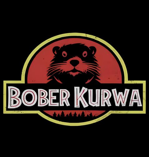 Obrázek produktu Pánské tričko Bobr z Jurského Parku Bober Kurwa