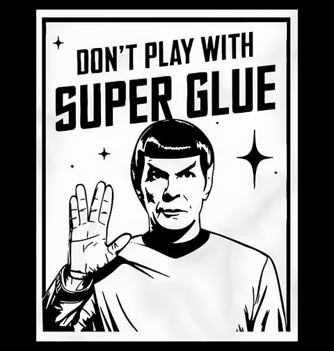 Obrázek produktu Pánské tričko Nehraj si se Sekundovým Lepidlem Star Trek