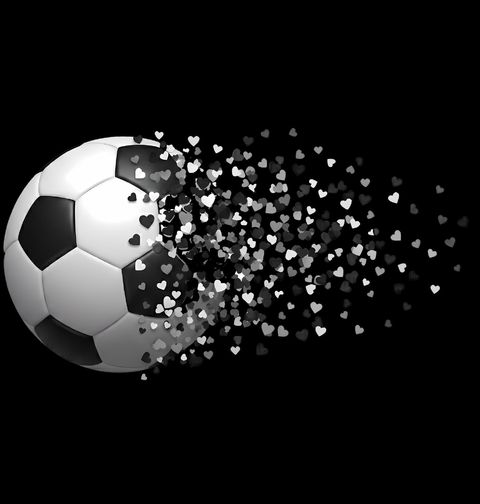 Obrázek produktu Pánské tričko Fotbalový Míč ze Srdíček