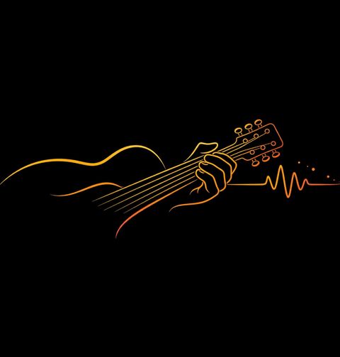 Obrázek produktu Dětské tričko Zlatý Tep Kytary