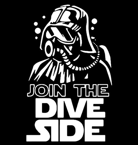 Obrázek produktu Pánské tričko Temná Strana Potápění Star Wars