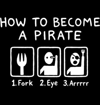 Obrázek 2 produktu Pánská mikina Jak se Stát Pirátem za 3 kroky