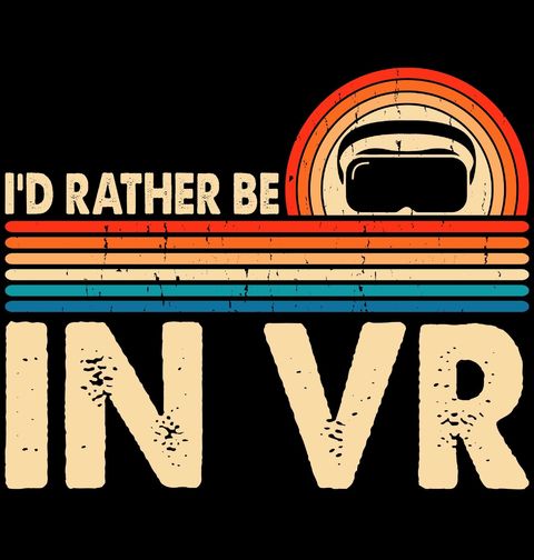 Obrázek produktu Pánské tričko Radši Bych Byl ve Virtuální Realitě