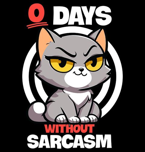 Obrázek produktu Dámské tričko Bez Sarkasmu ani Den