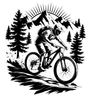 Obrázek 2 produktu Dámské tričko Horské kolo MTB Rider