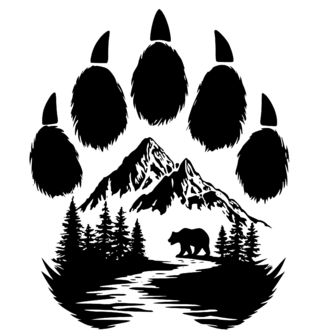 Obrázek 2 produktu Dětské tričko Medvědí Tlapa s Krajinou