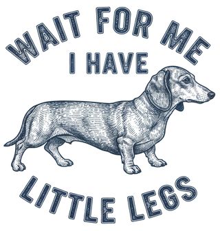 Obrázek 2 produktu Dětské tričko Počkej na Mě Mám Krátké Nožky