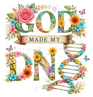 Obrázek 2 produktu Dámské tričko Bůh mě Stvořil God Made my DNA