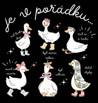 Obrázek 2 produktu Pánské tričko Je v pořádku… být sama sebou