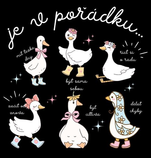 Obrázek produktu Dámské tričko Je v pořádku… být sama sebou