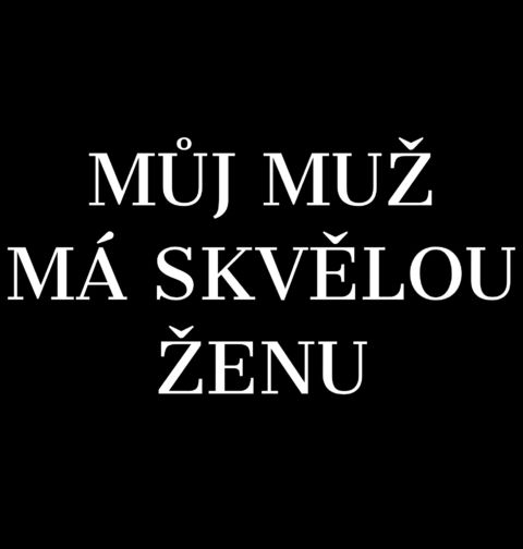 Obrázek produktu Pánské tričko Můj muž má skvělou ženu