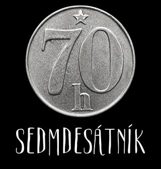 Obrázek 2 produktu Dámské tričko Sedmdesátník 70 haléřů