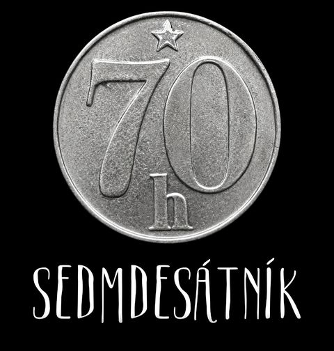 Obrázek produktu Dámské tričko Sedmdesátník 70 haléřů