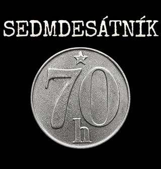 Obrázek 1 produktu Dámské tričko Sedmdesátník 70. Kulatiny Československý Haléř