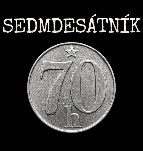 Obrázek produktu Dámské tričko Sedmdesátník 70. Kulatiny Československý Haléř