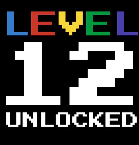 Obrázek produktu Dětské tričko Level 12 Unlocked