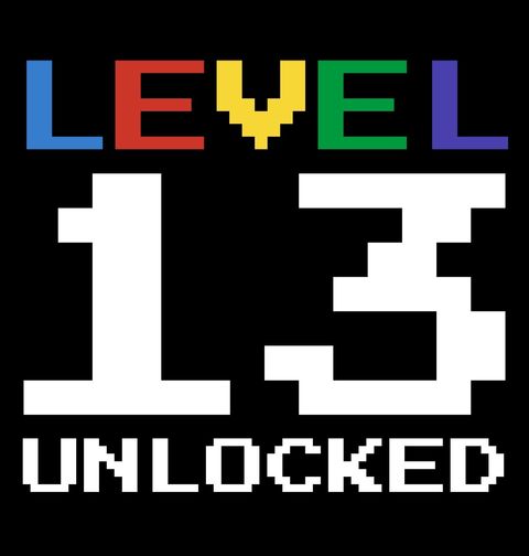 Obrázek produktu Dětské tričko Level 13 Unlocked