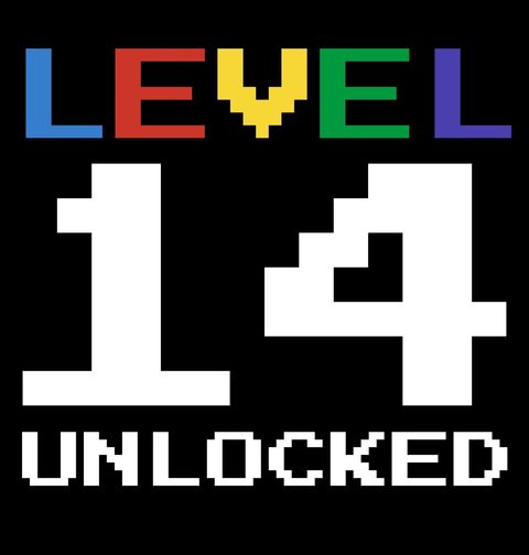 Obrázek produktu Dětské tričko Level 14 Unlocked