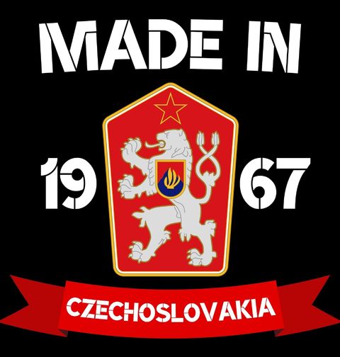 Obrázek produktu Pánské tričko Made in 1967 Czechoslovakia