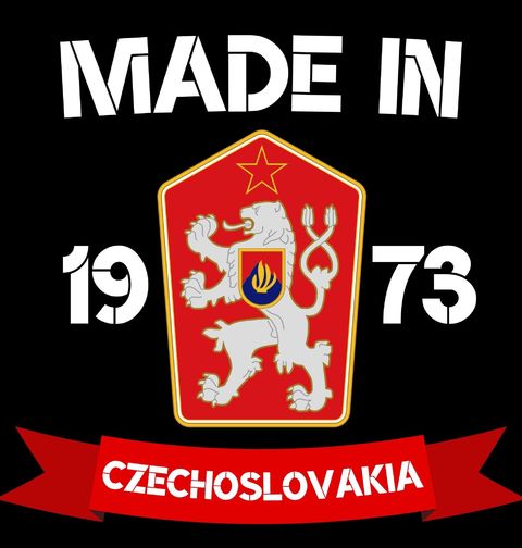 Obrázek produktu Dámské tričko Made in 1973 Czechoslovakia