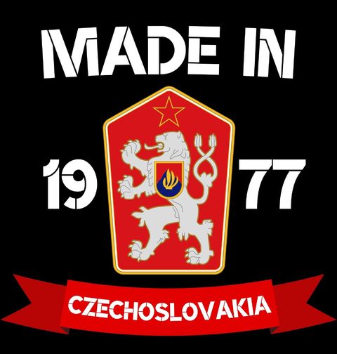 Obrázek produktu Pánské tričko Made in 1977 Czechoslovakia