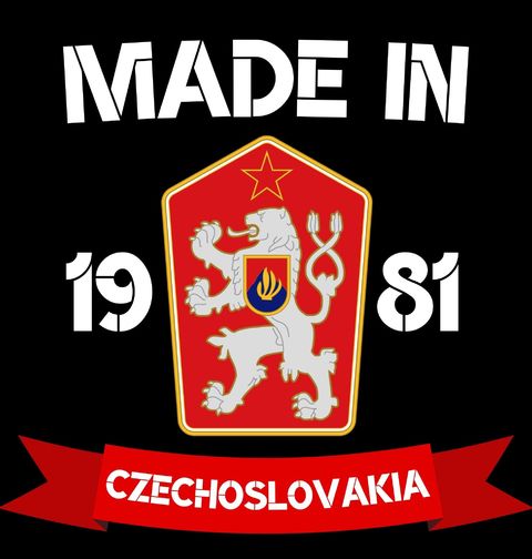Obrázek produktu Dámské tričko Made in 1981 Czechoslovakia