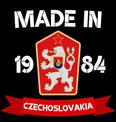 Obrázek produktu Pánské tričko Made in 1984 Czechoslovakia